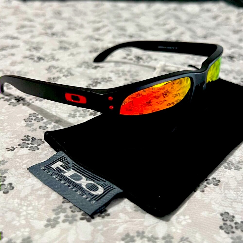 Oakley Sunglasses Holbrook Ruby Iridium Prizm Polarized 9102 ✨️ NEW✨️ - Picture 3 of 9